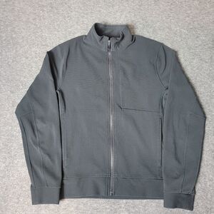 Lululemon Jacket Mens Size M Full Zip Black Stretch Sojourn Casual